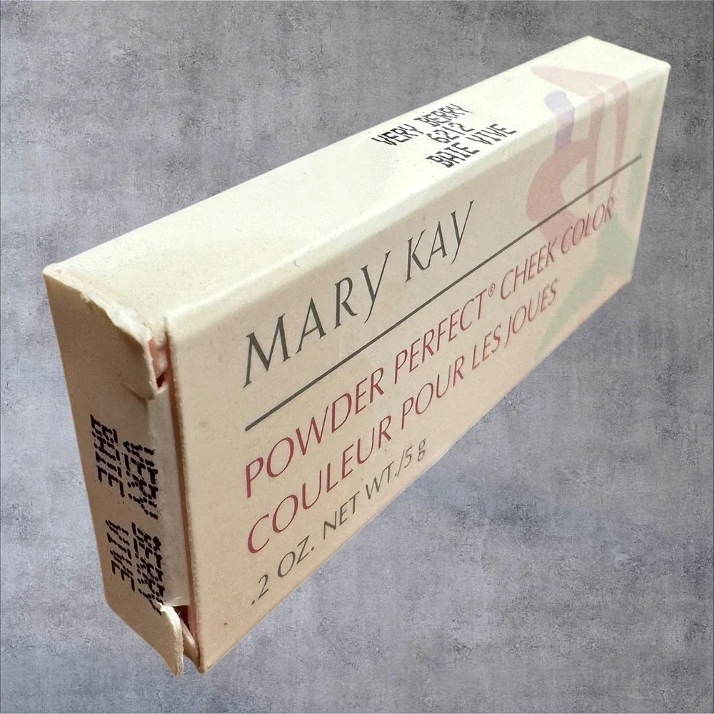 Mary Kay Powder Perfect Cheek Color Very Berry 6212 0.2 oz New NIB Blush Vintage